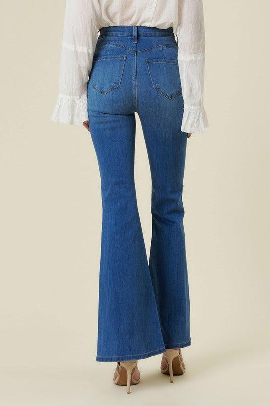 Curvy Flare Jeans, 