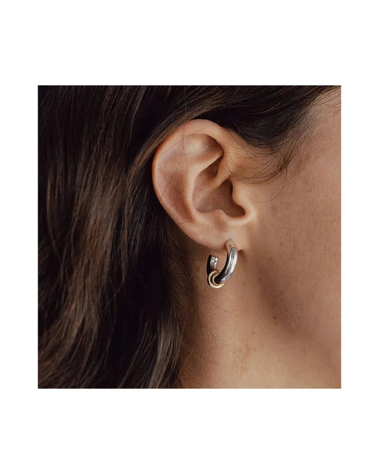 Dual-Tone Charms Earrings — view 1