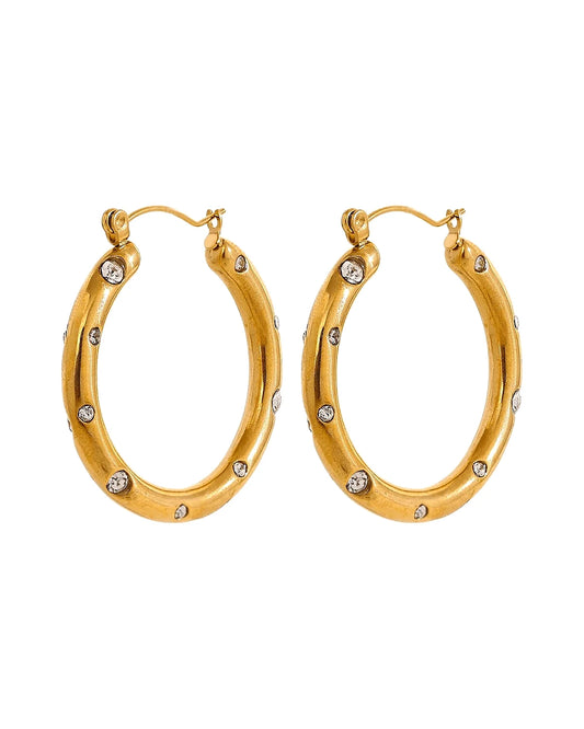 Kaleidoscope Bliss Hoop Earrings — view 1