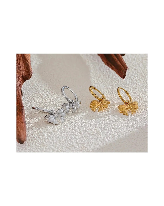 Charming Bow Earrings — view 2