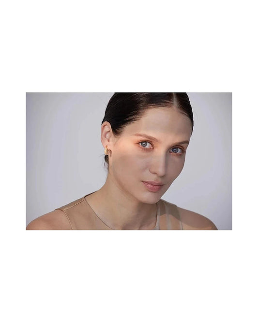 Pearl Cascade Hoop Earrings — view 2