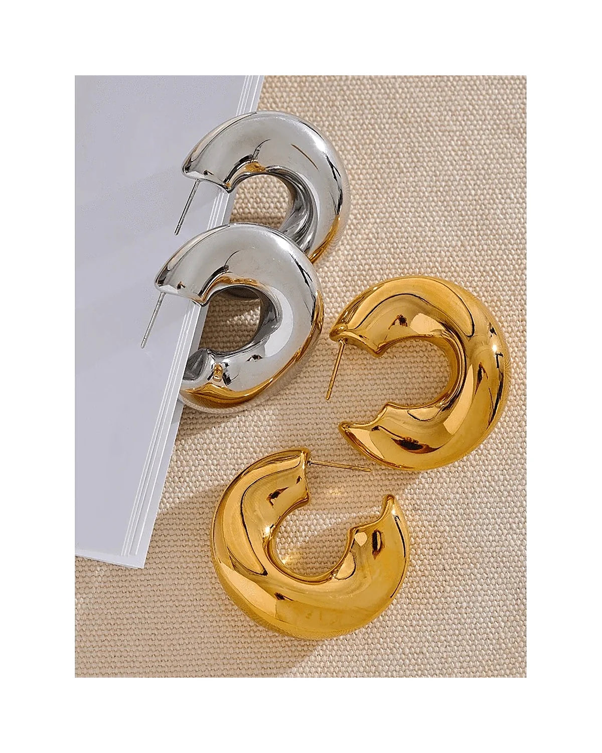 Luna Loops Hoop Earrings — view 3