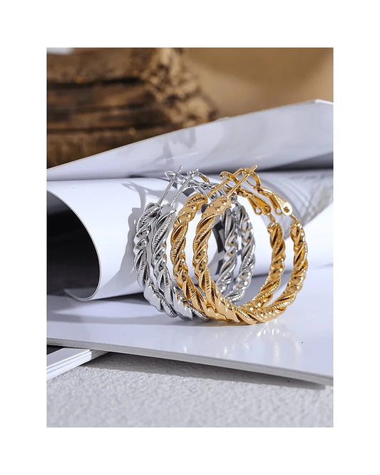 Schoinion Hoop Earrings — view 3