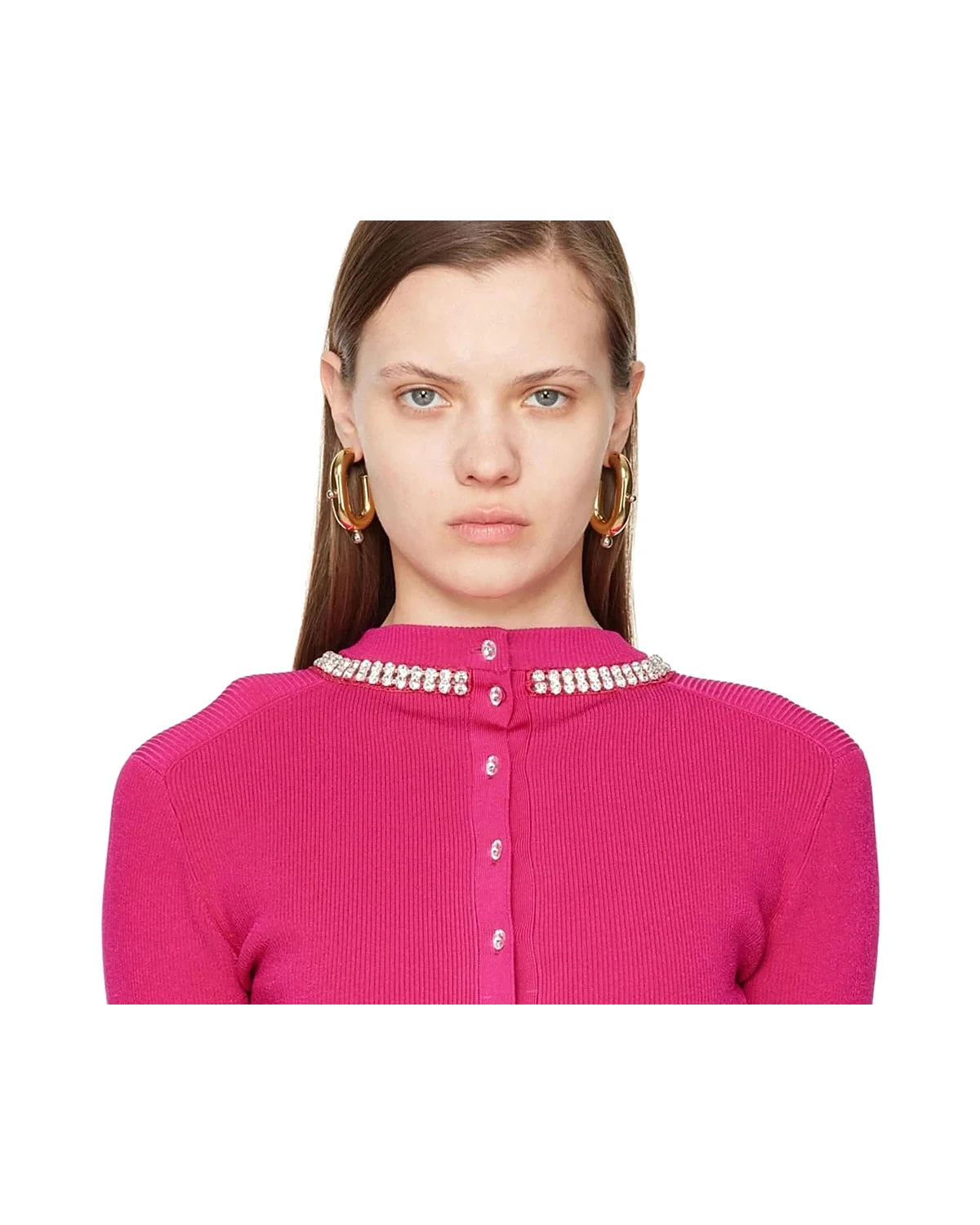 Elegant Gold/Silver Statement Earrings - Fashionable Women's Accessories — view 3