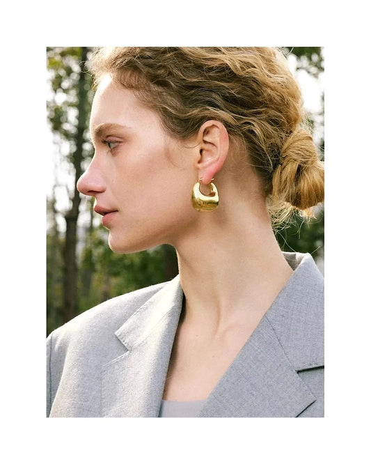 Chel Hoop Earrings — view 3