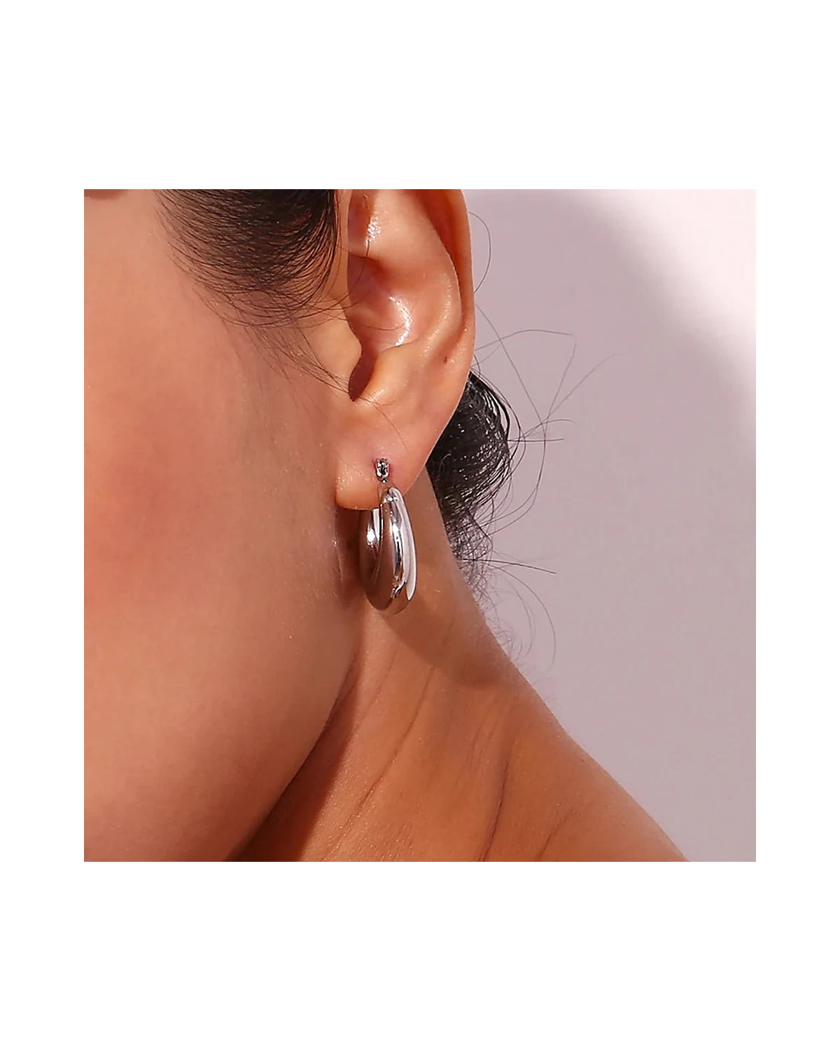 Nova  Hoop Earrings — view 3