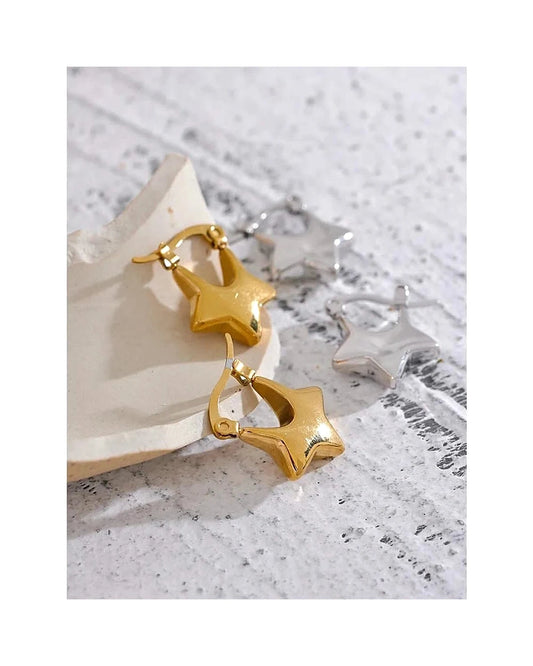Nebula Gleam Hoop Earrings — view 4