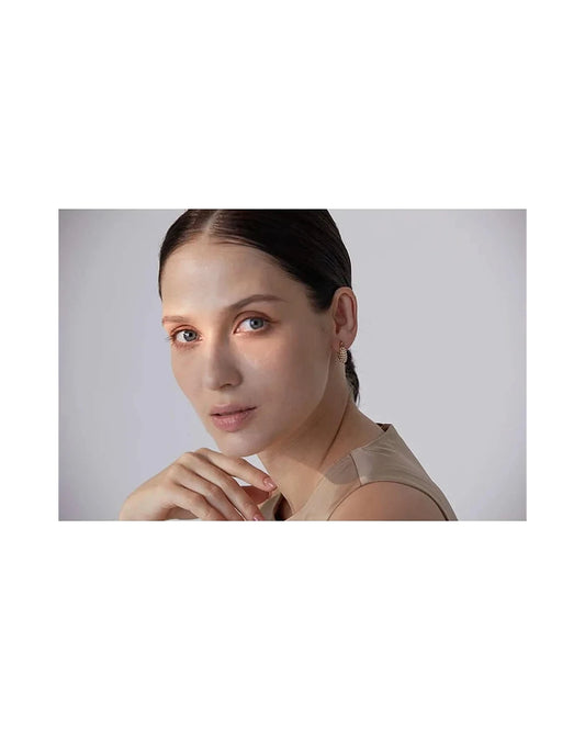Pearl Cascade Hoop Earrings — view 4