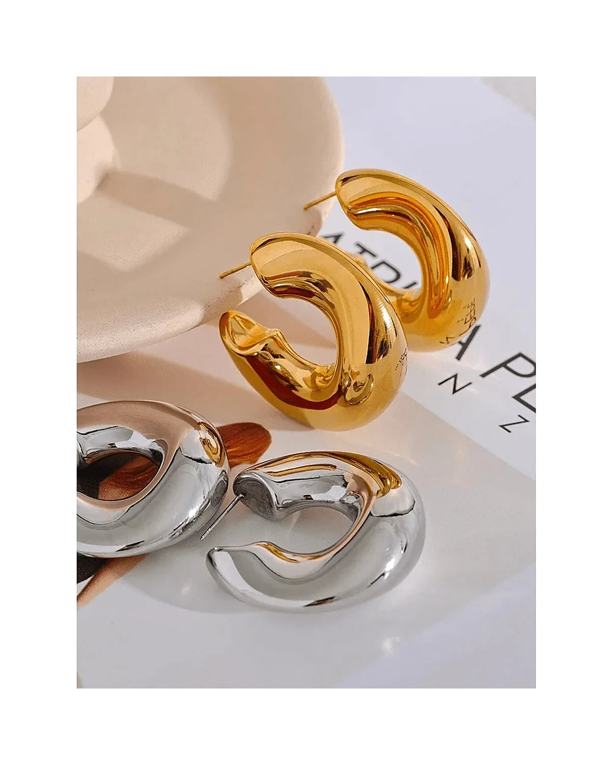 Luna Loops Hoop Earrings — view 5