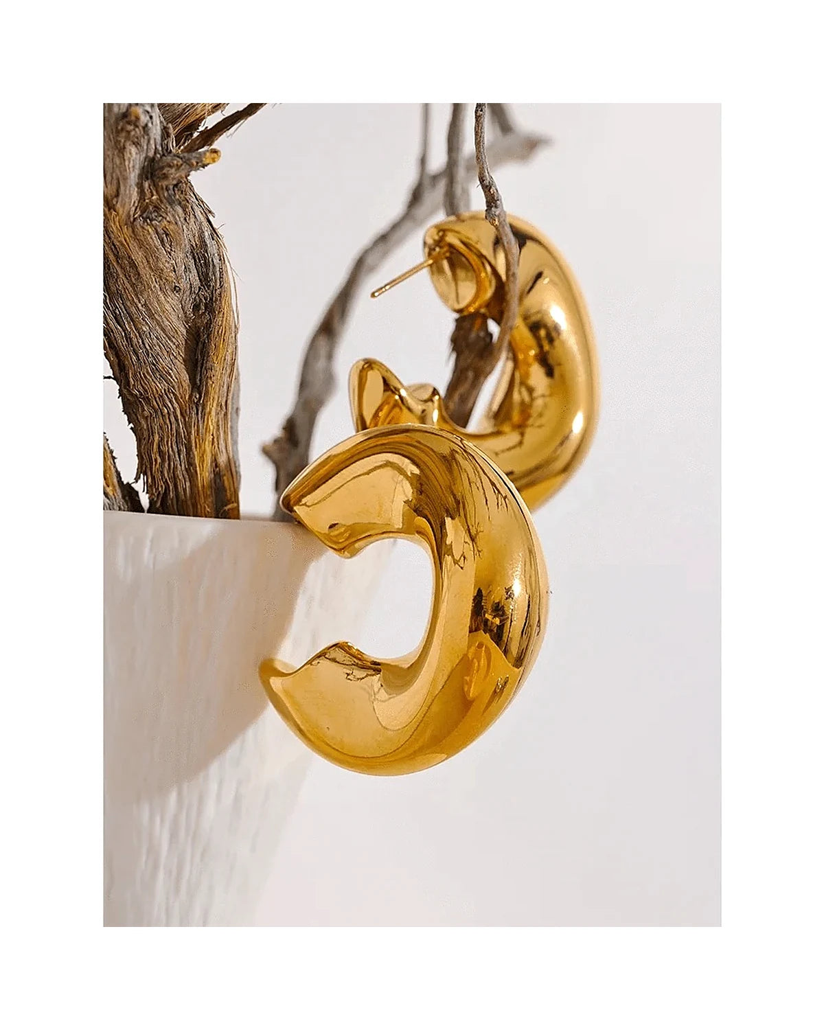 Luna Loops Hoop Earrings — view 6