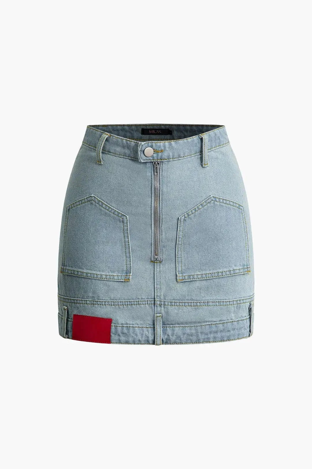 Vintage Denim Mini Skirt