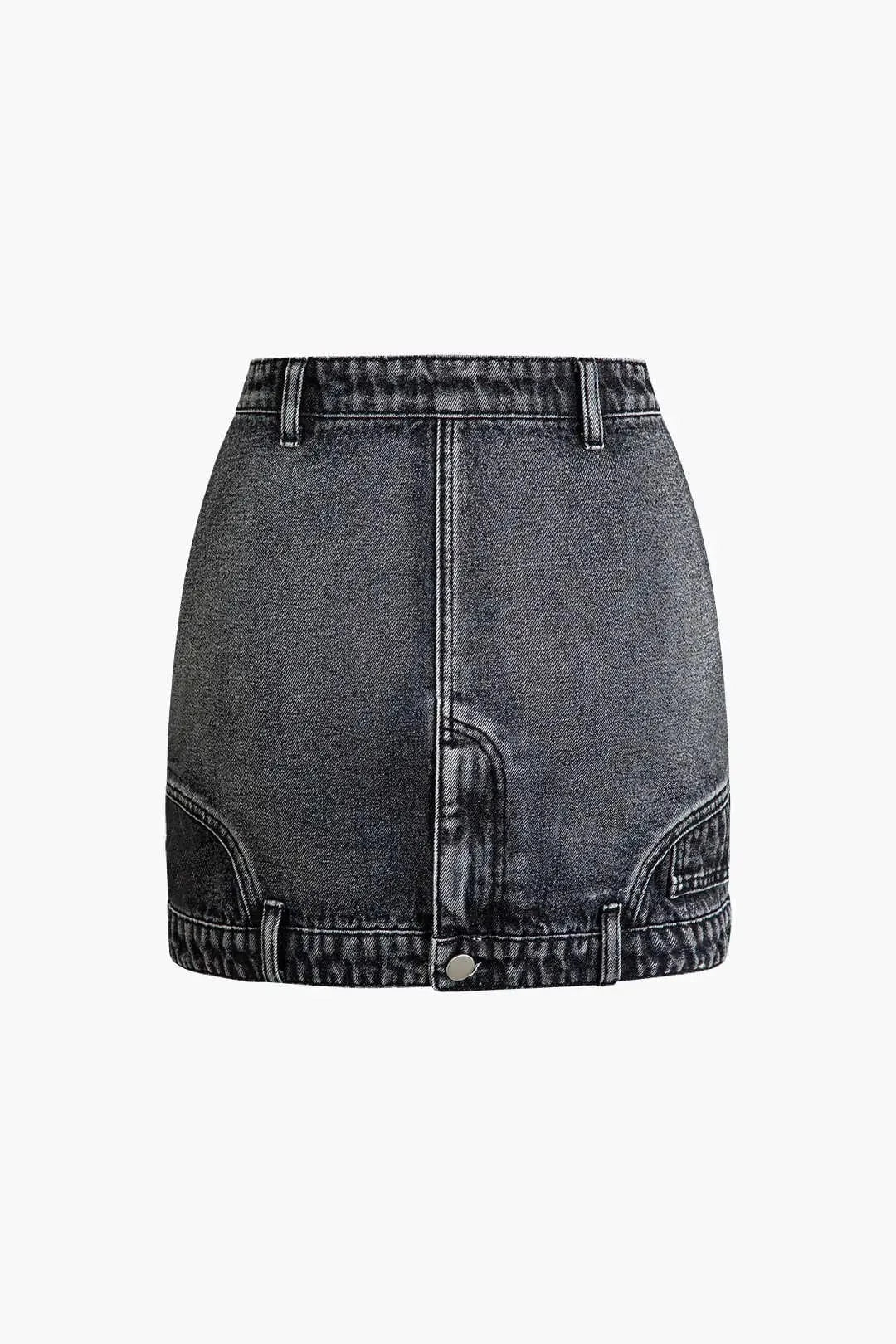 Vintage Denim Mini Skirt