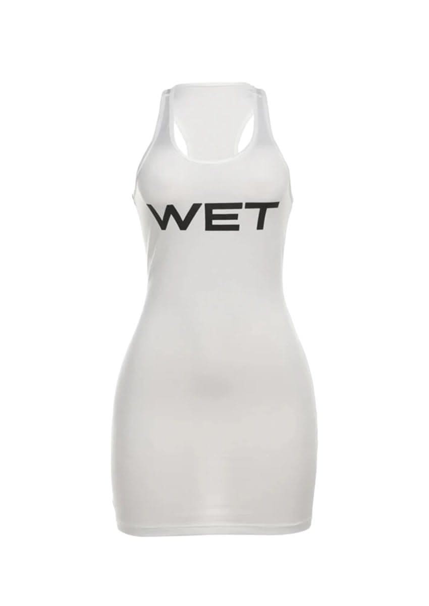 Yeezy's Wet Inspired Tank Mini Dress | Mabel Love Black / M Yeezy's Wet Inspired Tank Mini Dress | Mabel Love Black / M