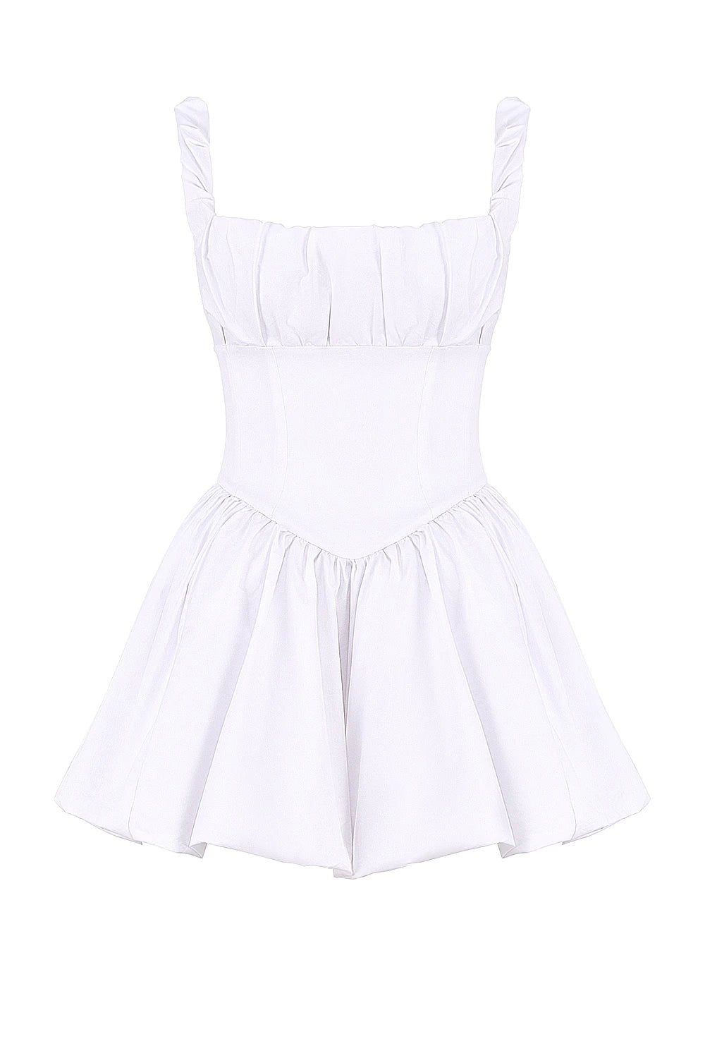 front white babydoll dress