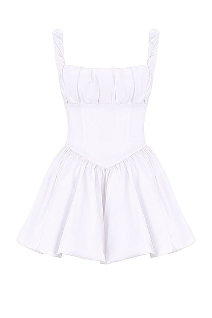 front white babydoll dress