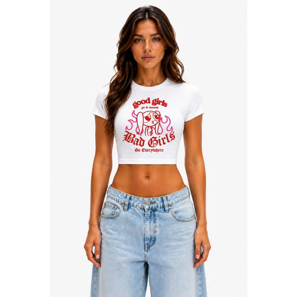 Good Girls Baby Tee — close-up