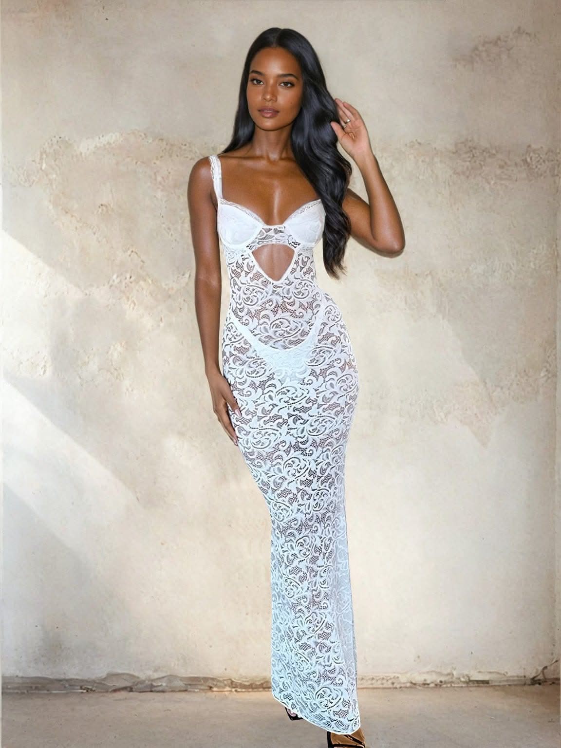 Elegant White Lace Dress - Perfect Spring Style Elegant White Lace Dress - Perfect Spring Style