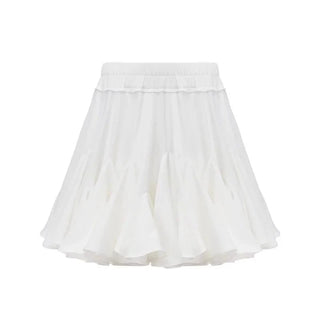 White Ruffles Skirt