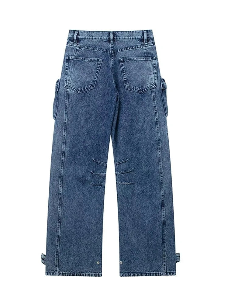 Wide leg jeans