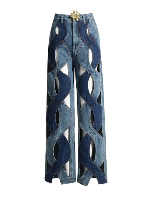 Wide leg jeans women