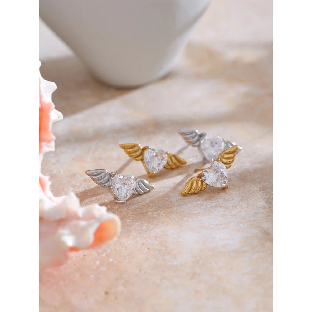 Wing Stud Earrings for Women