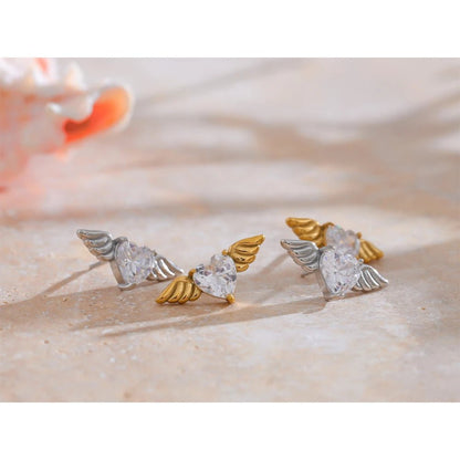 Wing Stud Earrings for Women