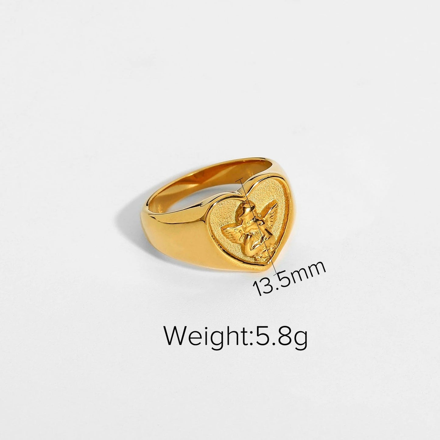 Winged Devotion Ring - Size Details 2