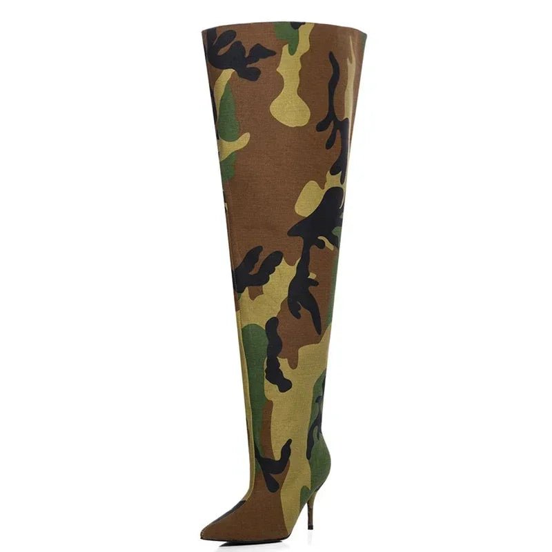 WOMENS BUCKET CAMO BOOTS