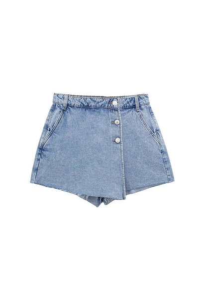 Wrap Denim Short