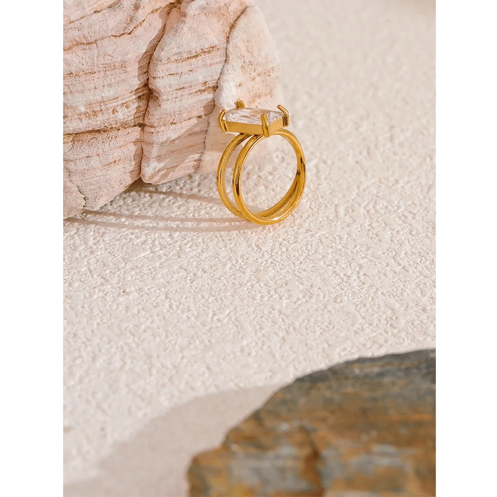 Wrap Diamond Gold Ring