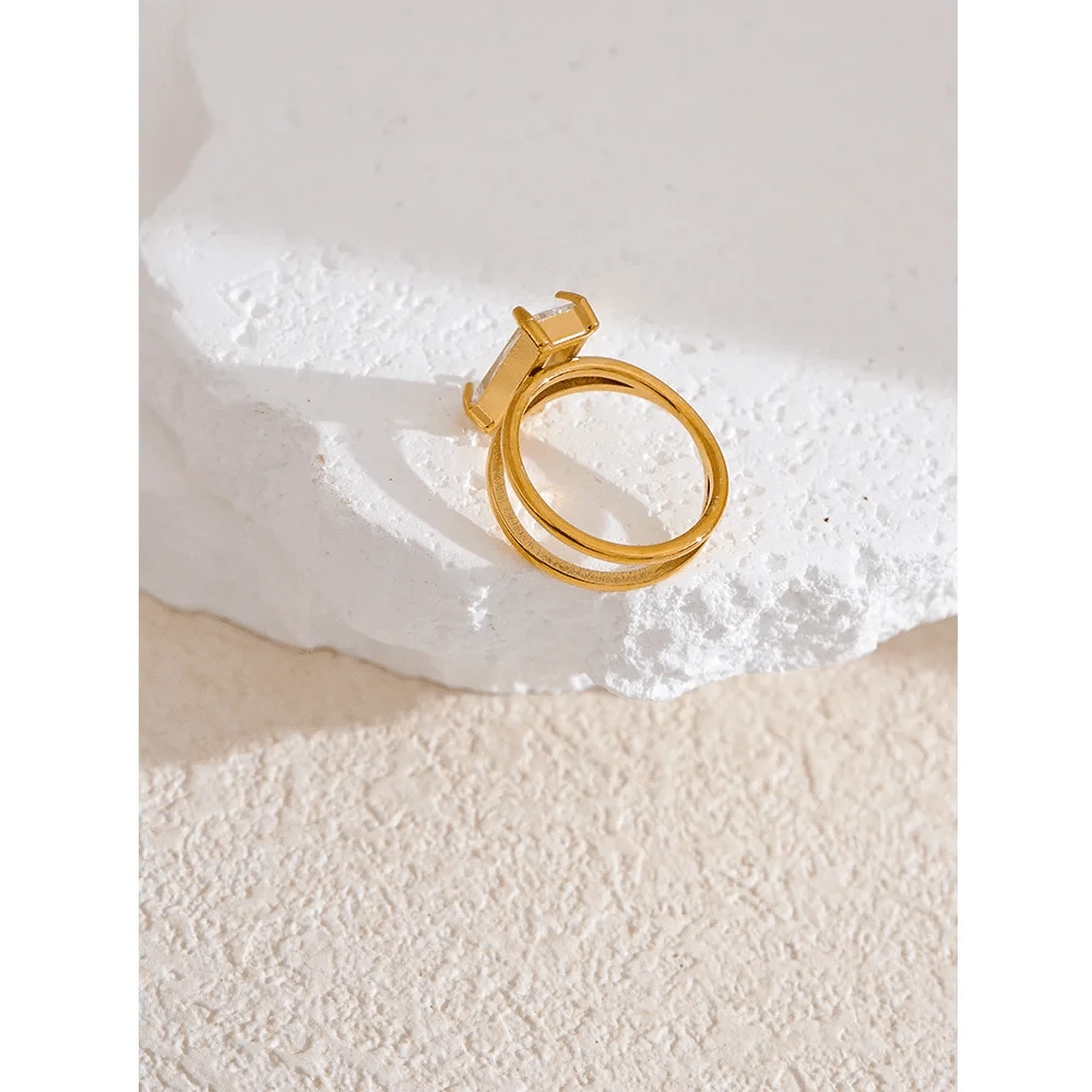 Wrap Diamond Gold Ring