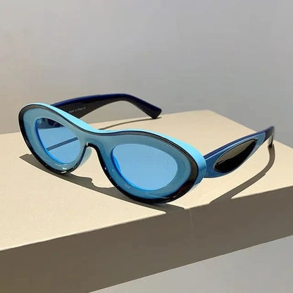 Blue Lens with Black temple Y2K Sunglasses