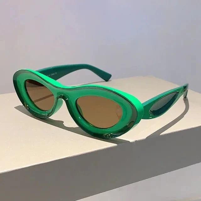 Green Y2K Sunglasses