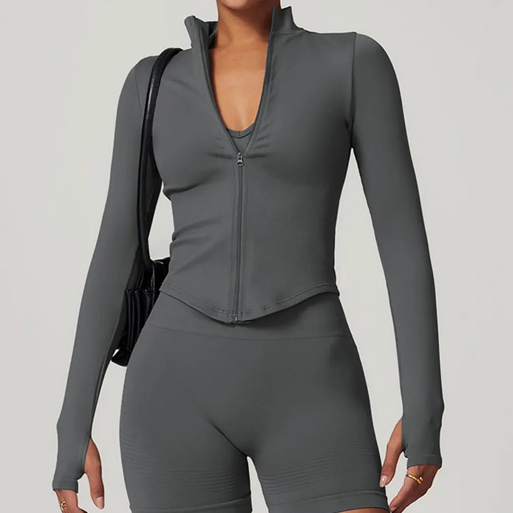 Dark Gray Yoga Jacket