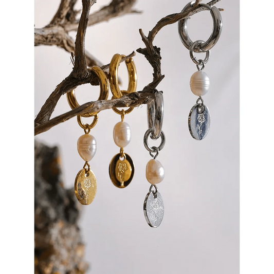 Zipporah Pearls Dangle Earrings