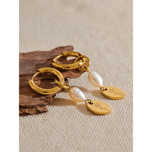 Zipporah Pearls Dangle Earrings