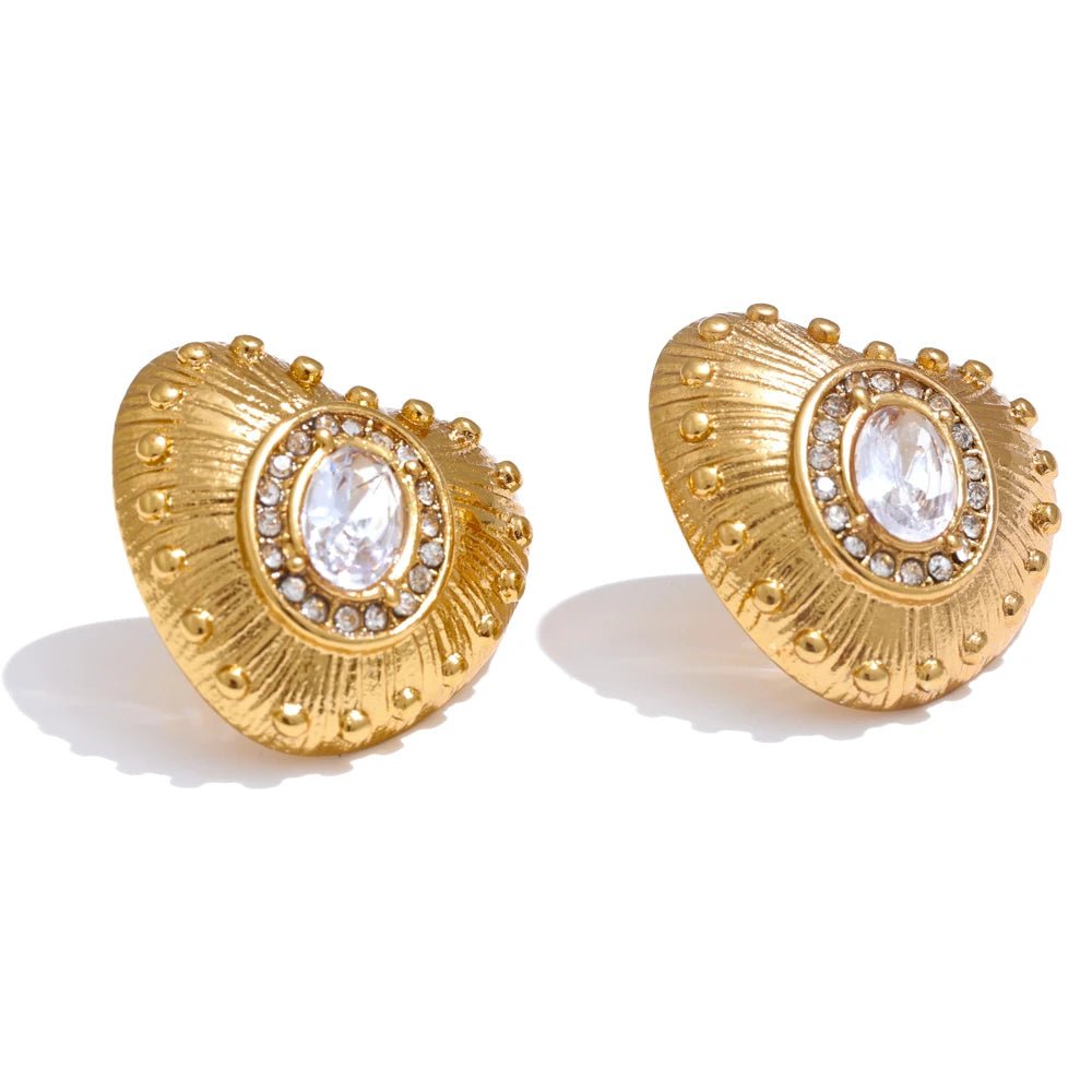 Gold Stud Earring - Mabel Love Co