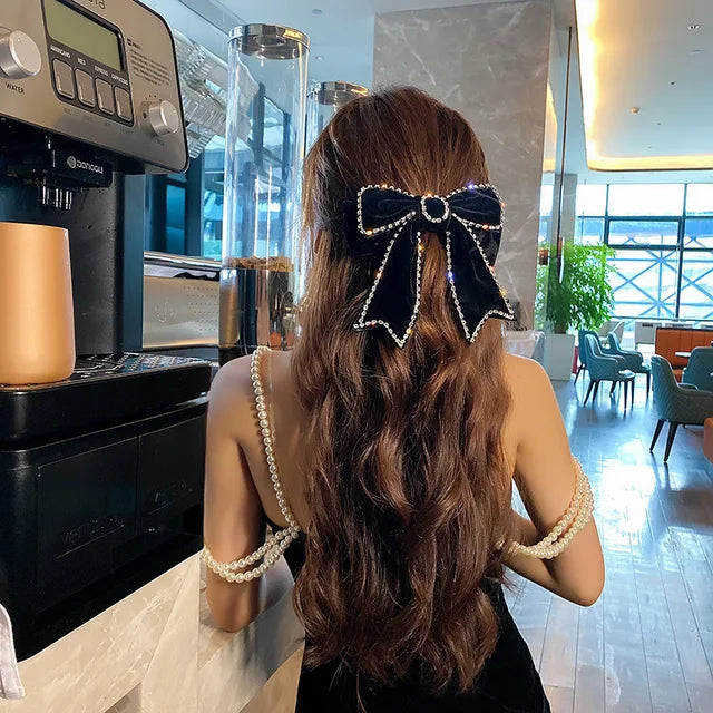 Velvet Hair Bow 
