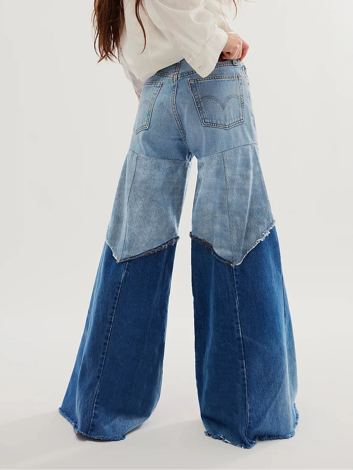High wasted flare jeans