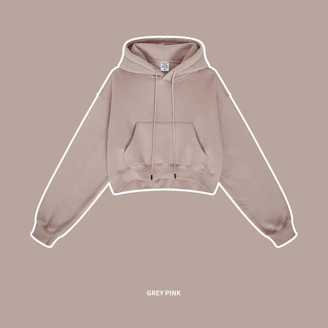 cropped hoodie and joggers for women