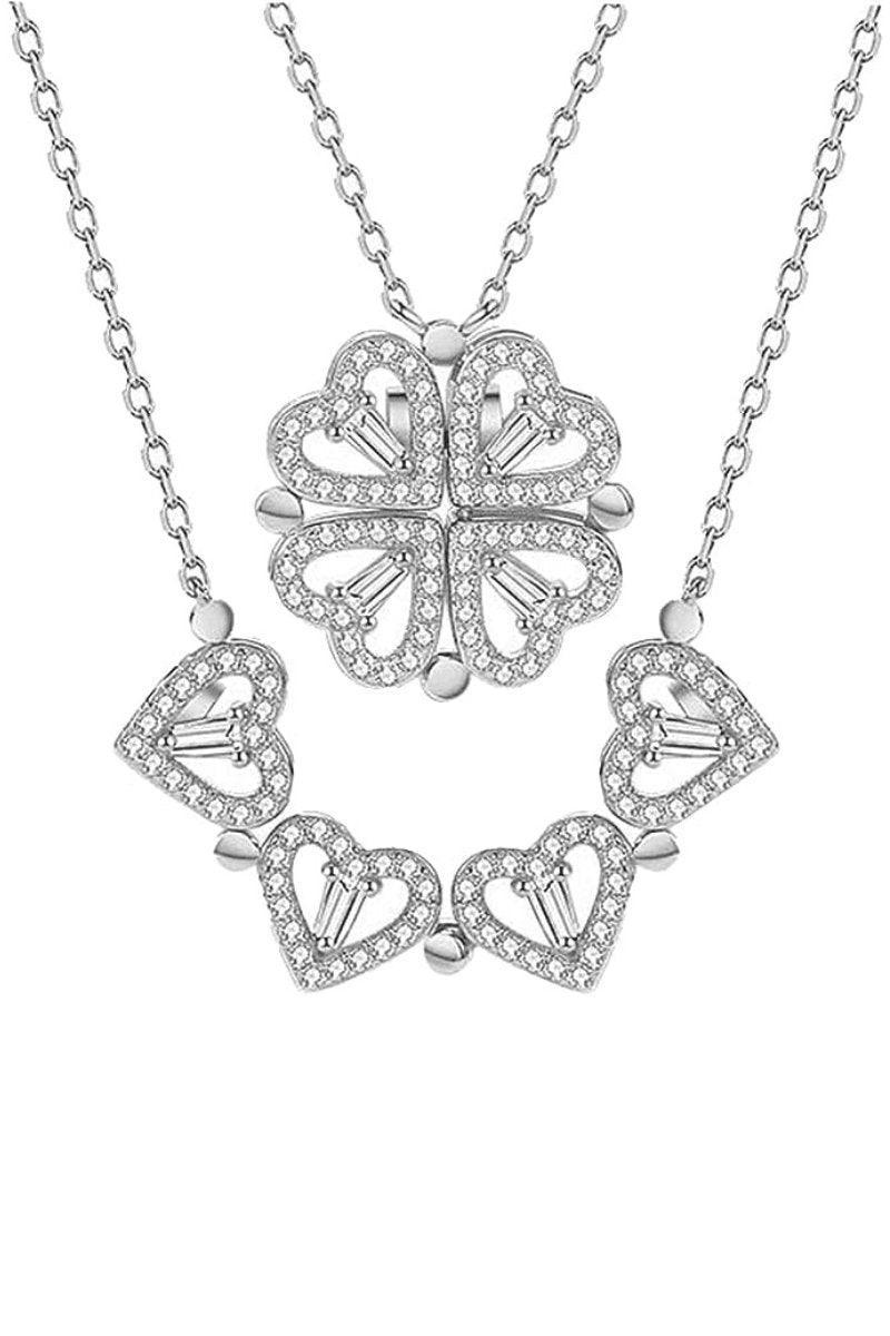 Four Leaf Clover Charm Necklace Mabel Love Co
