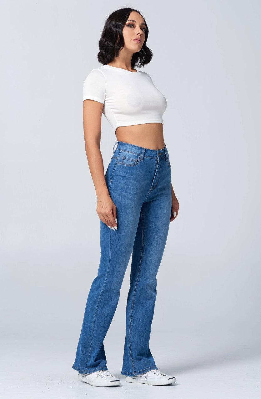 High Waist Bootcut Flare Mabel Love Co
