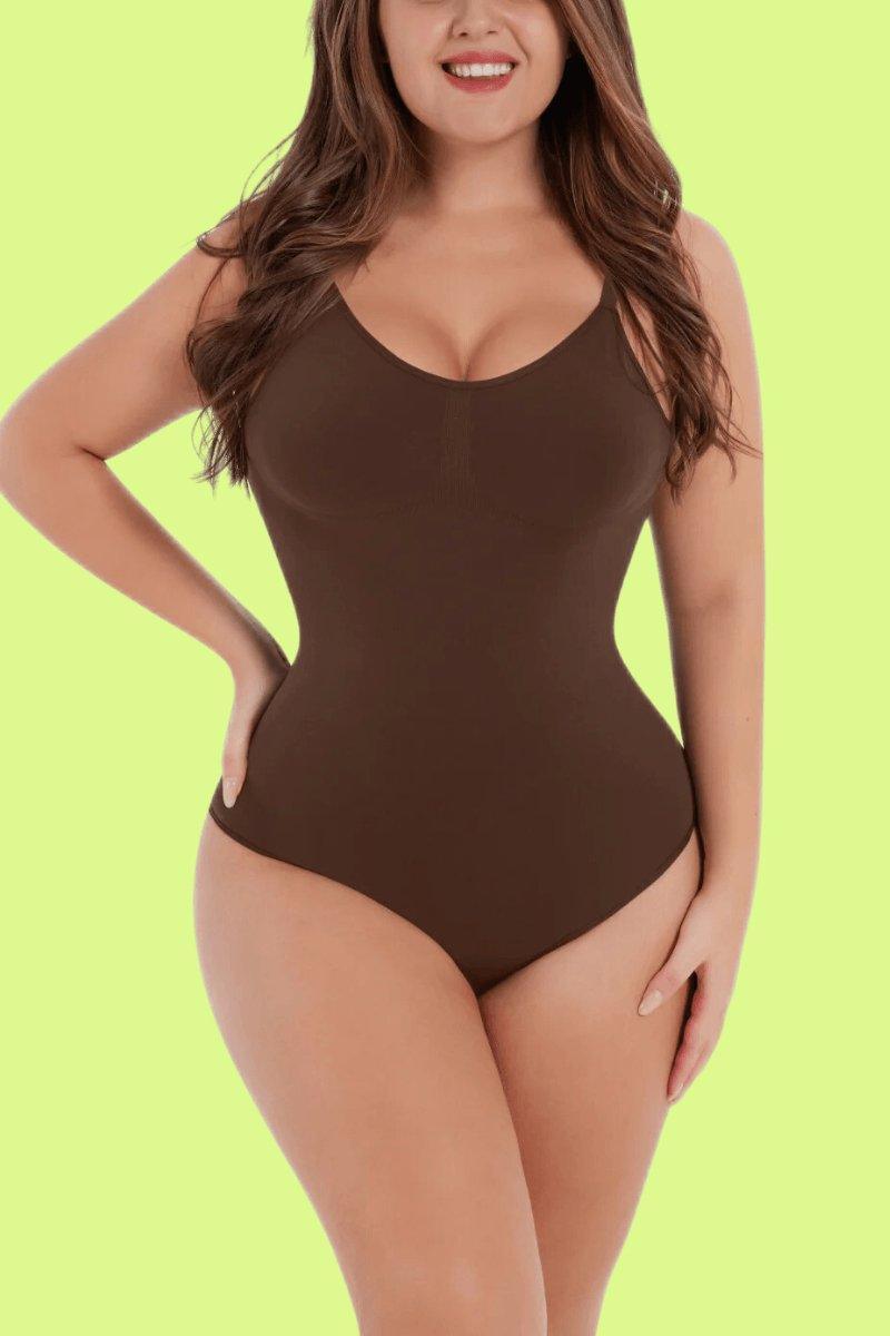 Seamless Cover-Breast Open-Back Thong Mabel Love Co